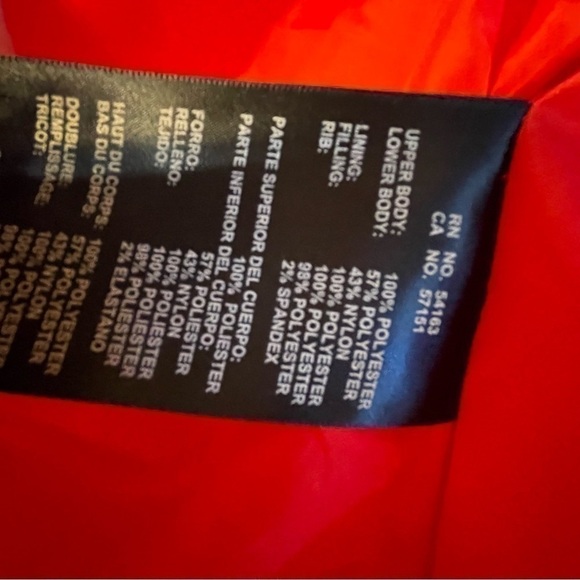 Women’s TOMMY HILFIGER Mixed Media Navy Blue Sherpa Puffer Jacket Coat - Picture 10 of 10